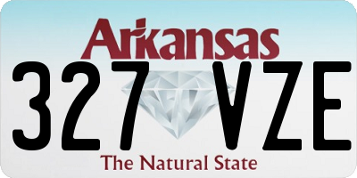 AR license plate 327VZE