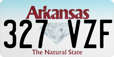 AR license plate 327VZF