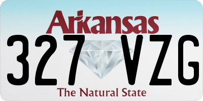 AR license plate 327VZG