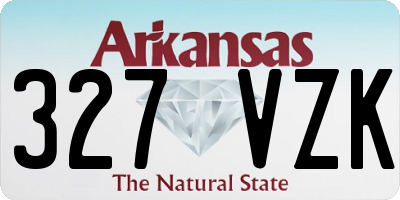 AR license plate 327VZK