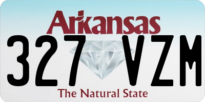 AR license plate 327VZM