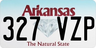AR license plate 327VZP