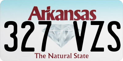 AR license plate 327VZS
