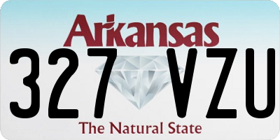 AR license plate 327VZU