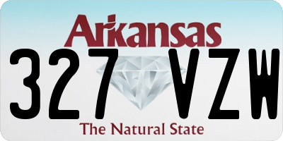 AR license plate 327VZW