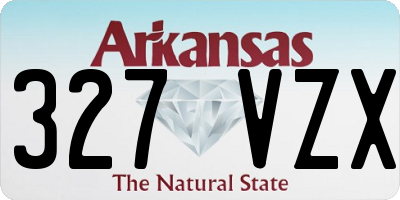 AR license plate 327VZX