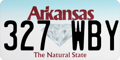 AR license plate 327WBY