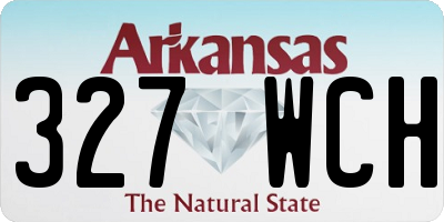 AR license plate 327WCH