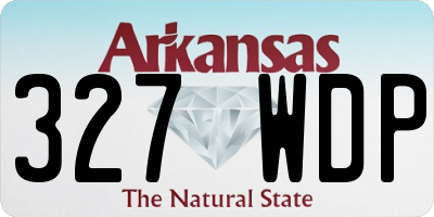 AR license plate 327WDP
