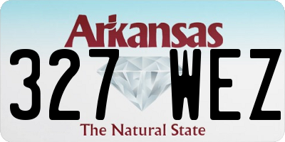 AR license plate 327WEZ