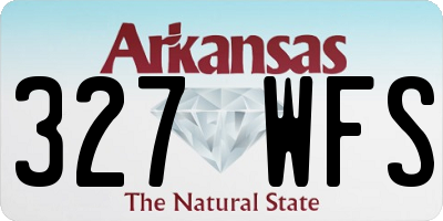 AR license plate 327WFS