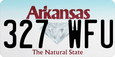 AR license plate 327WFU