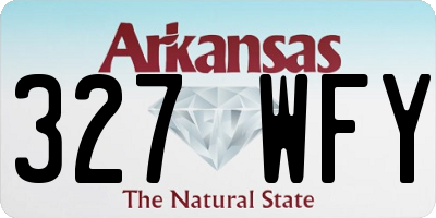 AR license plate 327WFY