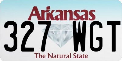 AR license plate 327WGT