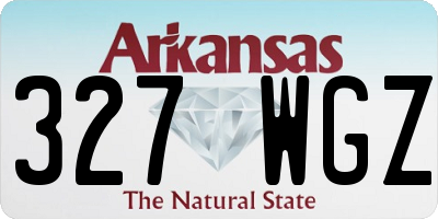 AR license plate 327WGZ