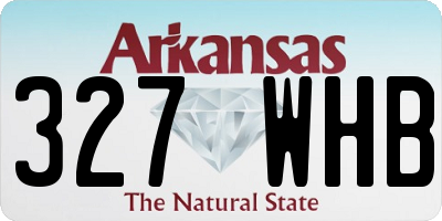 AR license plate 327WHB