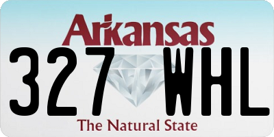 AR license plate 327WHL