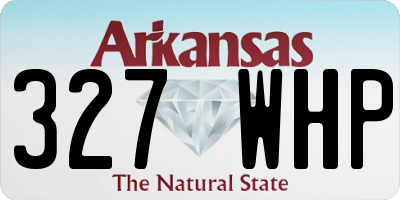 AR license plate 327WHP