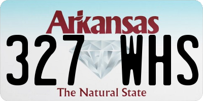 AR license plate 327WHS