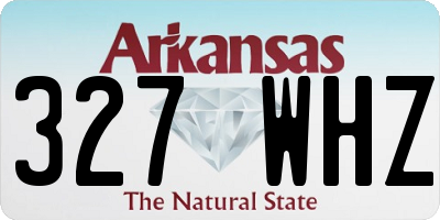AR license plate 327WHZ