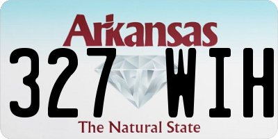 AR license plate 327WIH