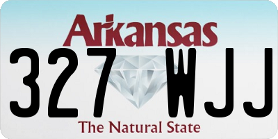 AR license plate 327WJJ