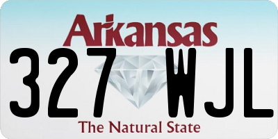 AR license plate 327WJL