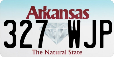 AR license plate 327WJP
