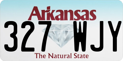 AR license plate 327WJY