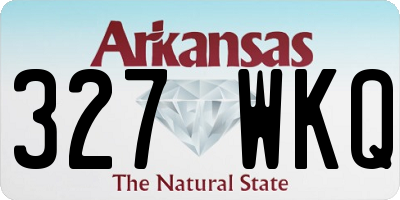 AR license plate 327WKQ
