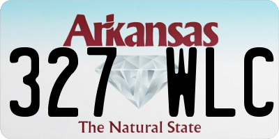 AR license plate 327WLC