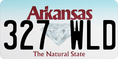 AR license plate 327WLD