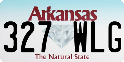 AR license plate 327WLG