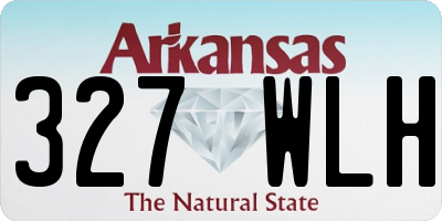 AR license plate 327WLH