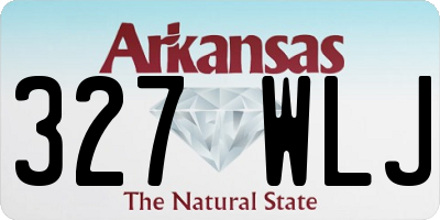 AR license plate 327WLJ