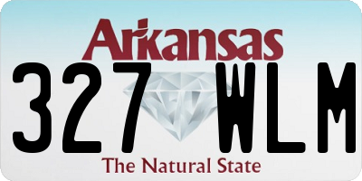 AR license plate 327WLM