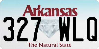 AR license plate 327WLQ