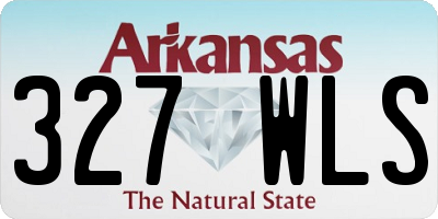 AR license plate 327WLS