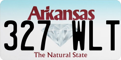 AR license plate 327WLT