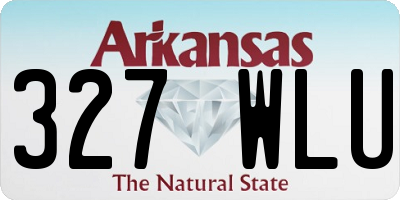 AR license plate 327WLU