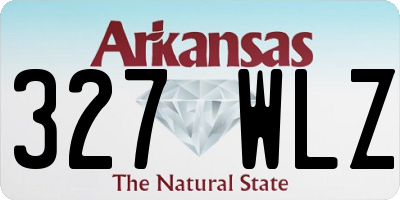 AR license plate 327WLZ