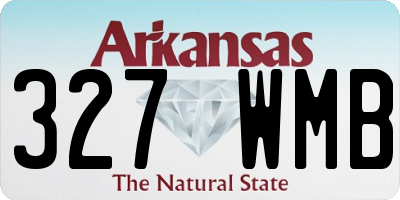 AR license plate 327WMB