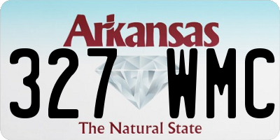 AR license plate 327WMC