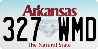 AR license plate 327WMD