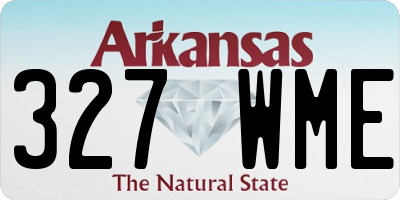AR license plate 327WME