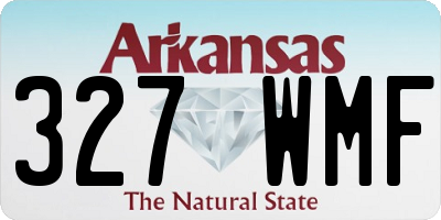 AR license plate 327WMF