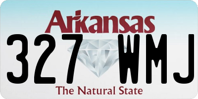 AR license plate 327WMJ