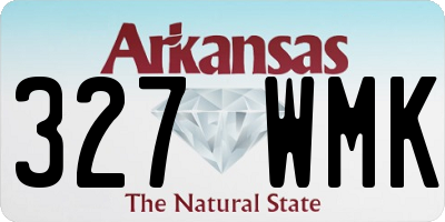 AR license plate 327WMK