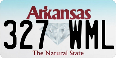 AR license plate 327WML