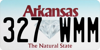 AR license plate 327WMM